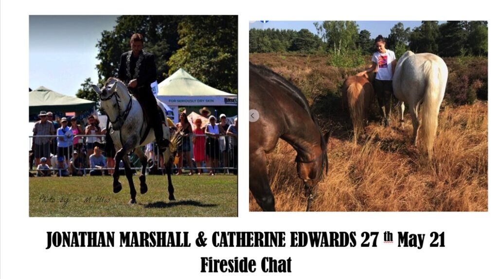 Jonathan Marshall & Catherine Edwards Fireside Chat 27th May 21