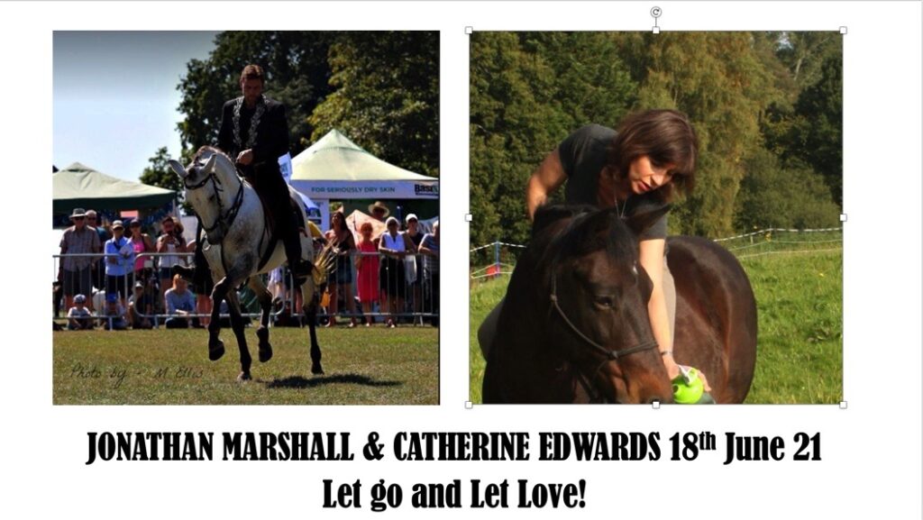 Jonathan Marshall & Catherine Edwards 18th June Let go and Let LOVE