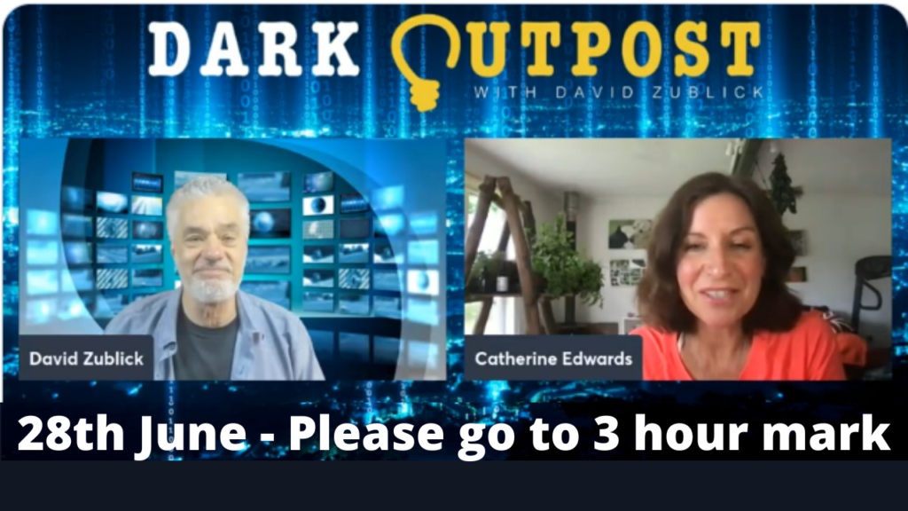 Dark Outpost 28th June 2022 – Catherine Joins David Zublick at the 3 hour Mark